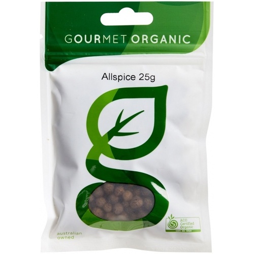 Gourmet Organic Herbs Allspice 25g by Gourmet Organics