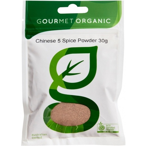 Gourmet Organic HerbsChinese 5 Spice 30g by Gourmet Organics