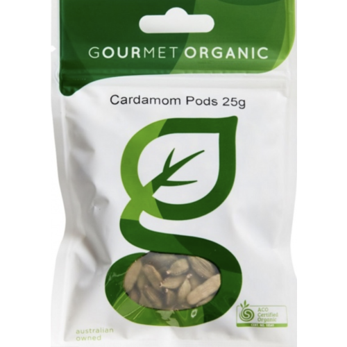 Cardamon Pods 25g by Gourmet Organic