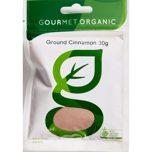 Ground Cinnamon 30g by Gourmet Organic