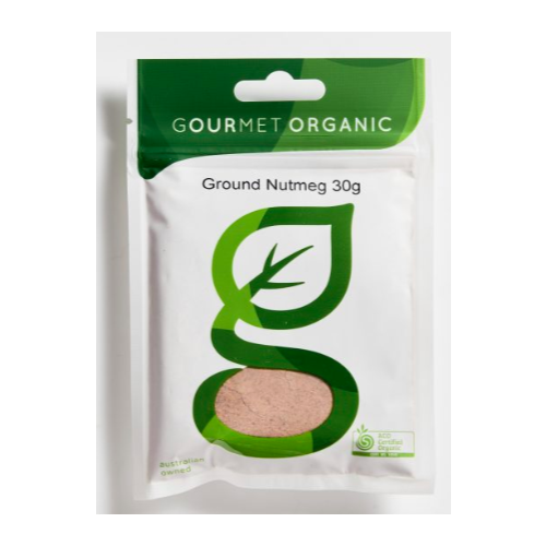 Ground Nutmeg 30g by Gourmet Organic