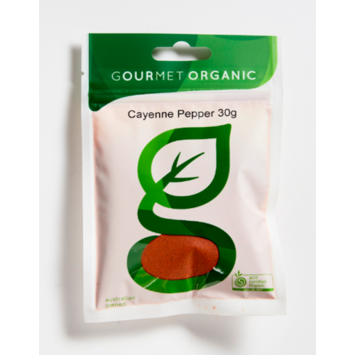 Gourmet Organic Herbs Cayenne Pepper 30g