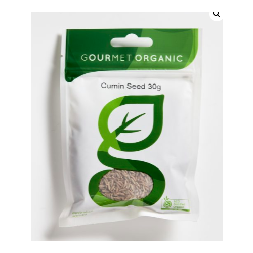 Cumin Seed 30g by Gourmet Organic