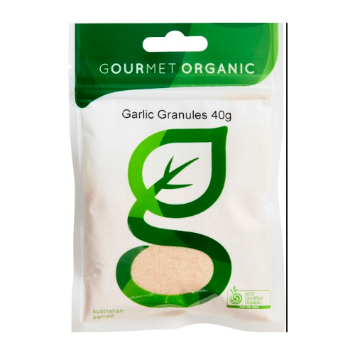 Garlic Granules 40g by Gourmet Organic