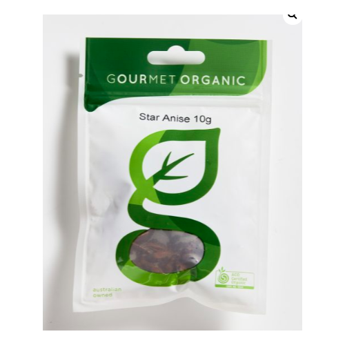 Gourmet Org Herbs Star Anise 10g