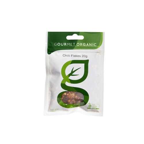 Gourmet Organic Chilli Flakes 20g by Gourmet Organic