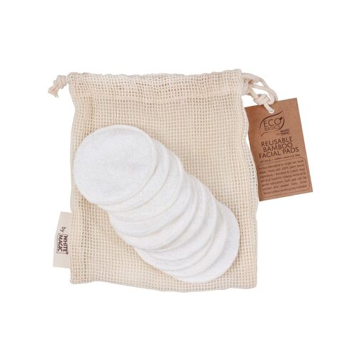 Reusable bamboo facial pads 10 pack