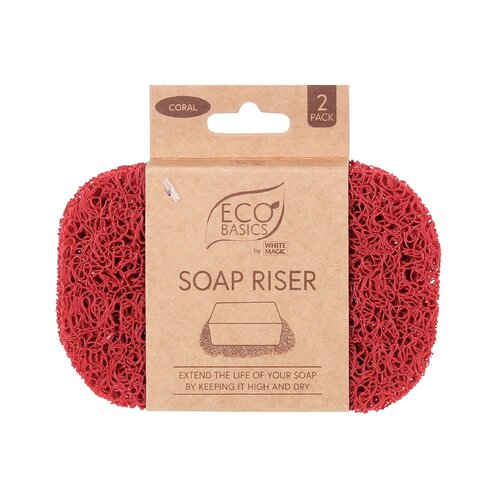 Soap Riser Coral 2 pack