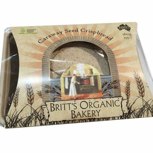 Britt's Organic Bakery Caraway Seed Crispbread