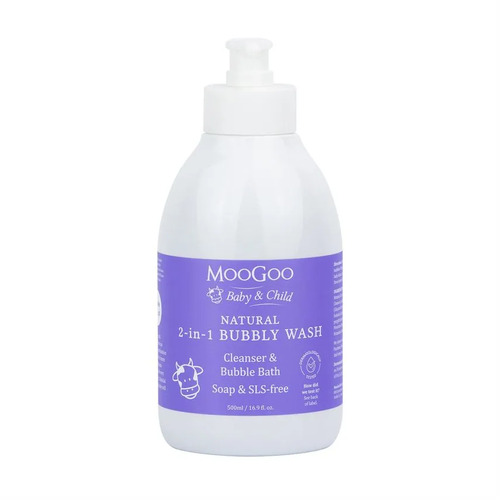 Mini Moo Bubbly Wash 500mL by MooGoo Skin Care