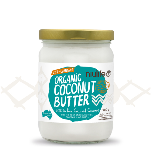Coconut Butter - Certified Organic - 500g Glass Jar