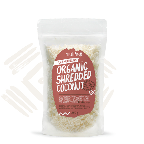 Shredded Coconut 250g by Niulife