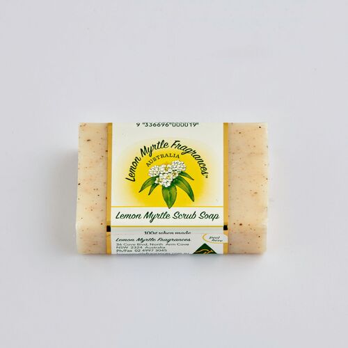 Lemon Myrtle Scrub Soap 100g by LEMON MYRTLE FRAGRANCES