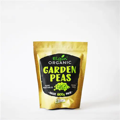 Peas Organic Frozen 600g by Elgin
