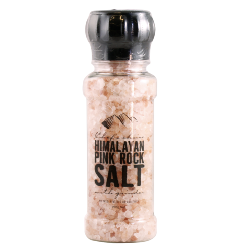Pink Rock Salt with Grinder 200g by Chef's Choice