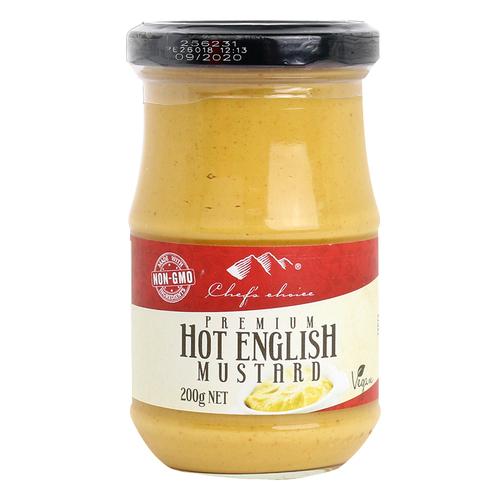 Premium Hot English Mustard 200g by Chef's Choice