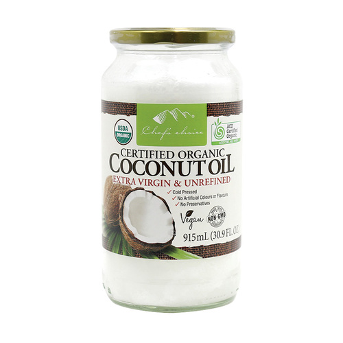 Certified Organic Coconut Oil Extra Virgin (915ml)