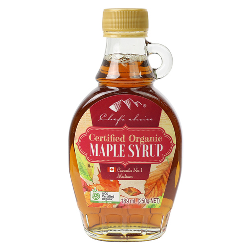 Organic Maple Syrup - 189ml by Chef's Choice