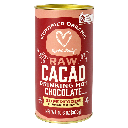 Superfoods Raw Cacao Drinking Hot Chocolate 300g by Lovin Body