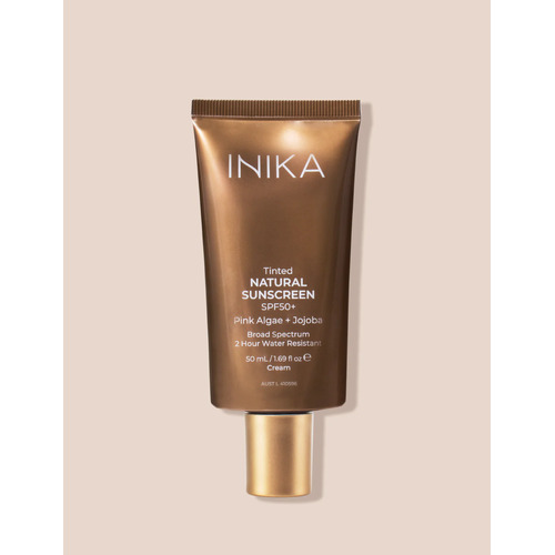  Tinted Natural Sunscreen SPF50+ 50mL by INIKA Organic