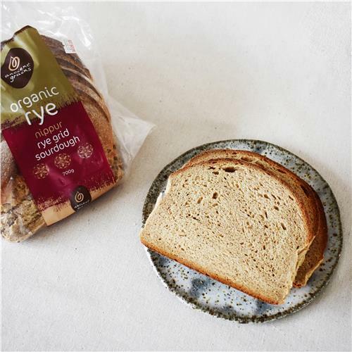 Organic Nippur Rye Grid Sourdough 700g