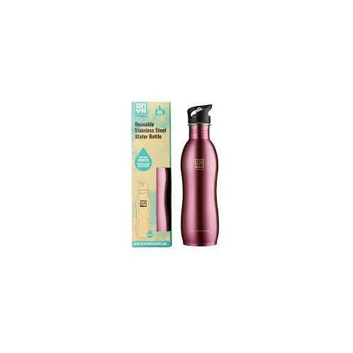 Stainless Steel Water Bottle 1 litre Pink