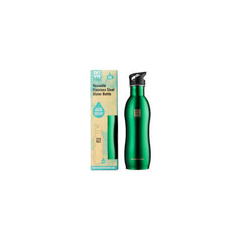 Stainless Steel Water Bottle 1 litre Green