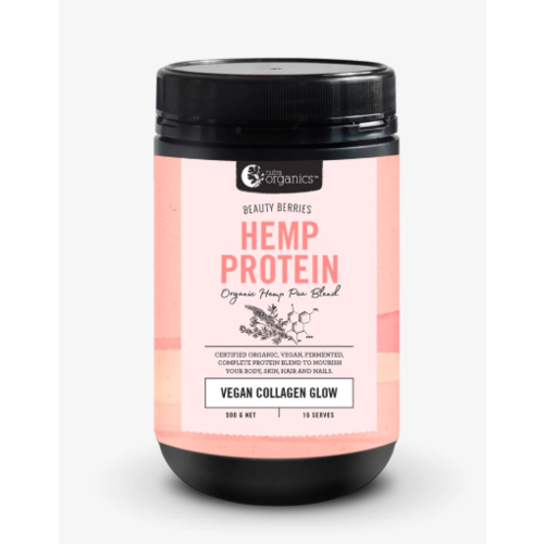 Hemp Protein Vegan Collagen Glow Beauty Berries 500g