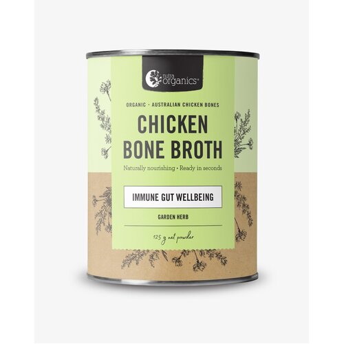 Chicken Bone Broth Garden Herb 125g by Nutra Organics