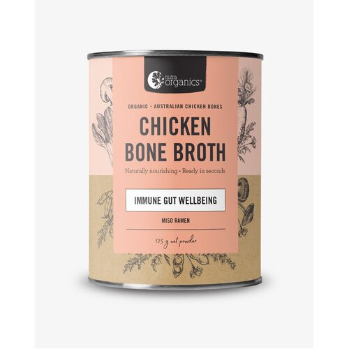 Chicken Bone Broth Miso Ramen 125g by Nutra Organics