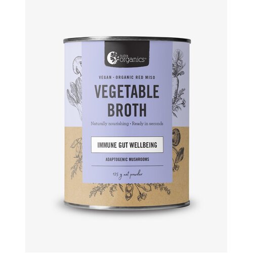 Vegetable Broth Adaptogenic Mushrooms 125g by Nutra Organics