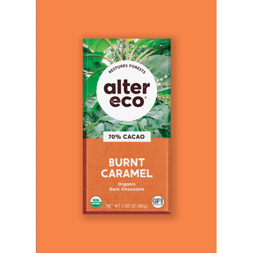 ALTER ECO Choc Dark Burnt Caramel 80g