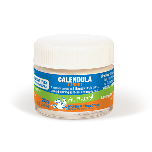 Natural Calendula Cream 20g by Martin & Pleasance