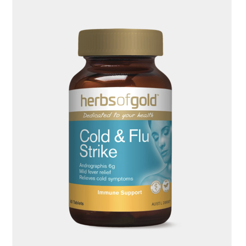 Cold & Flu Strike 60T by Herbs of Gold