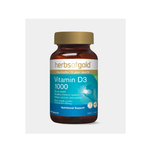 VITAMIN D3 1000 240 Caps by Herbs of Gold