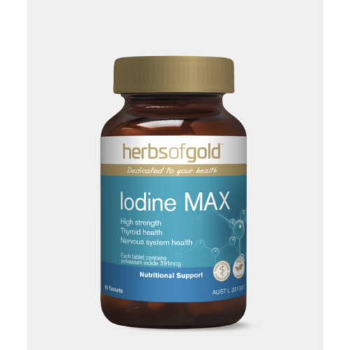 Iodine Max 60t by Herbs of Gold