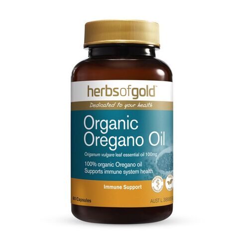 Organic Oregano Oil 60 caps by Herbs of Gold