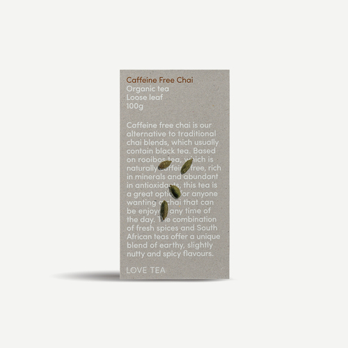 Caffeine Free Chai Loose Leaf 100g by Love Tea