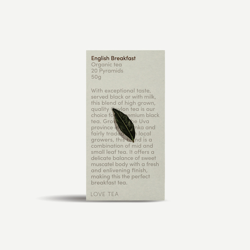 English Breakfast Organic Loose Leaf 100g