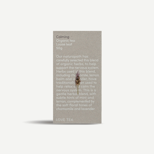 Calming Organic Tea Loose Leaf 50g by Love Tea