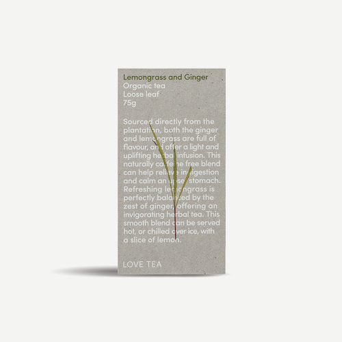 Love Tea Lemongrass and ginger 75g