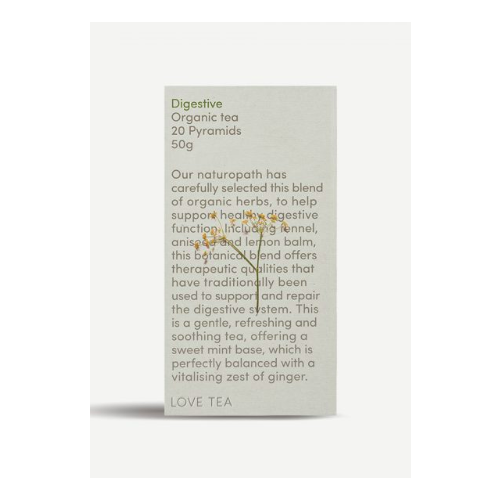 Digestive Organic Tea 20 Bags  by Love Tea