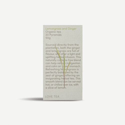 Lemongrass and Ginger 50g by Love Tea