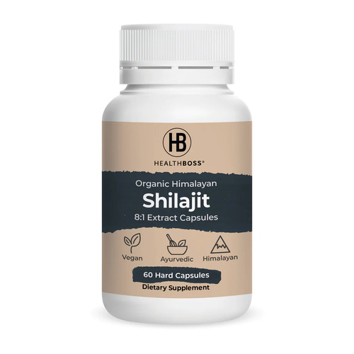 Organic Shilajit Caps 60 by HealthBoss 