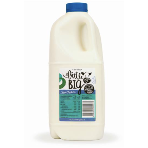 Milk - Less Cream, Single Source 2 Litre