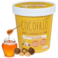 Ice Cream Caramel Honey Macadamia 500ml
