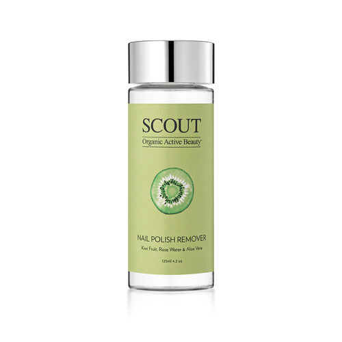 Nail Polish Remover with Kiwi Fruit, Rose Water & Aloe Vera by Scout Cosmetics