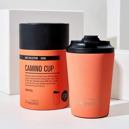 Fressko Camino Cup Coral 340ml by Fressko