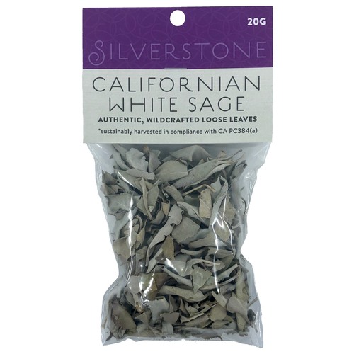 Loose Californian White Sage Smudge Stick 20g by Silverstone