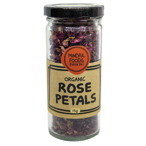 Mindful Foods Organic Rose Petals 15g by Mindful Foods